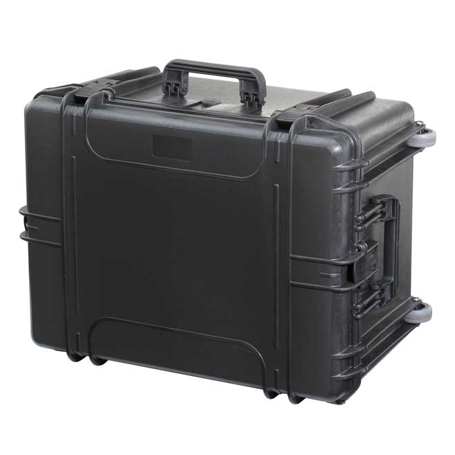 Levně MAX Plastový kufr, 687x528xH 366mm, IP 67, barva černá MAX620H340S