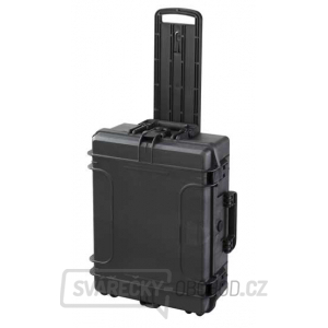 MAX Plastový kufr, 604x473xH 225mm, IP 67, barva černá.  S…