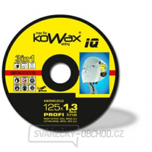 KOWAX Řezný kotouč IQ 3v1 125 x 1,3 x 22,2mm