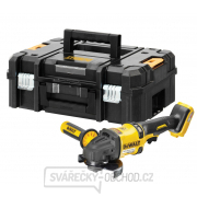 Aku úhlová bruska 125mm DeWALT DCG418NT XR FLEXVOLT 54V, samostatný stroj v kufru TSTAK Aku úhlová bruska 125mm DeWALT DCG418NT XR FLEXVOLT 54V, samostatný stroj v kufru TSTAK gallery main image