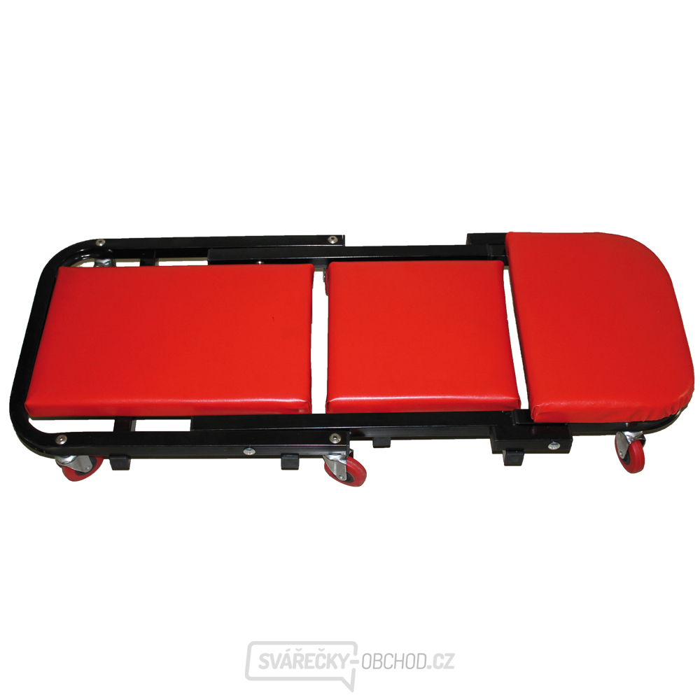 Dílenské skládací lehátko / sedátko BSM5, 2 v 1, polstrované