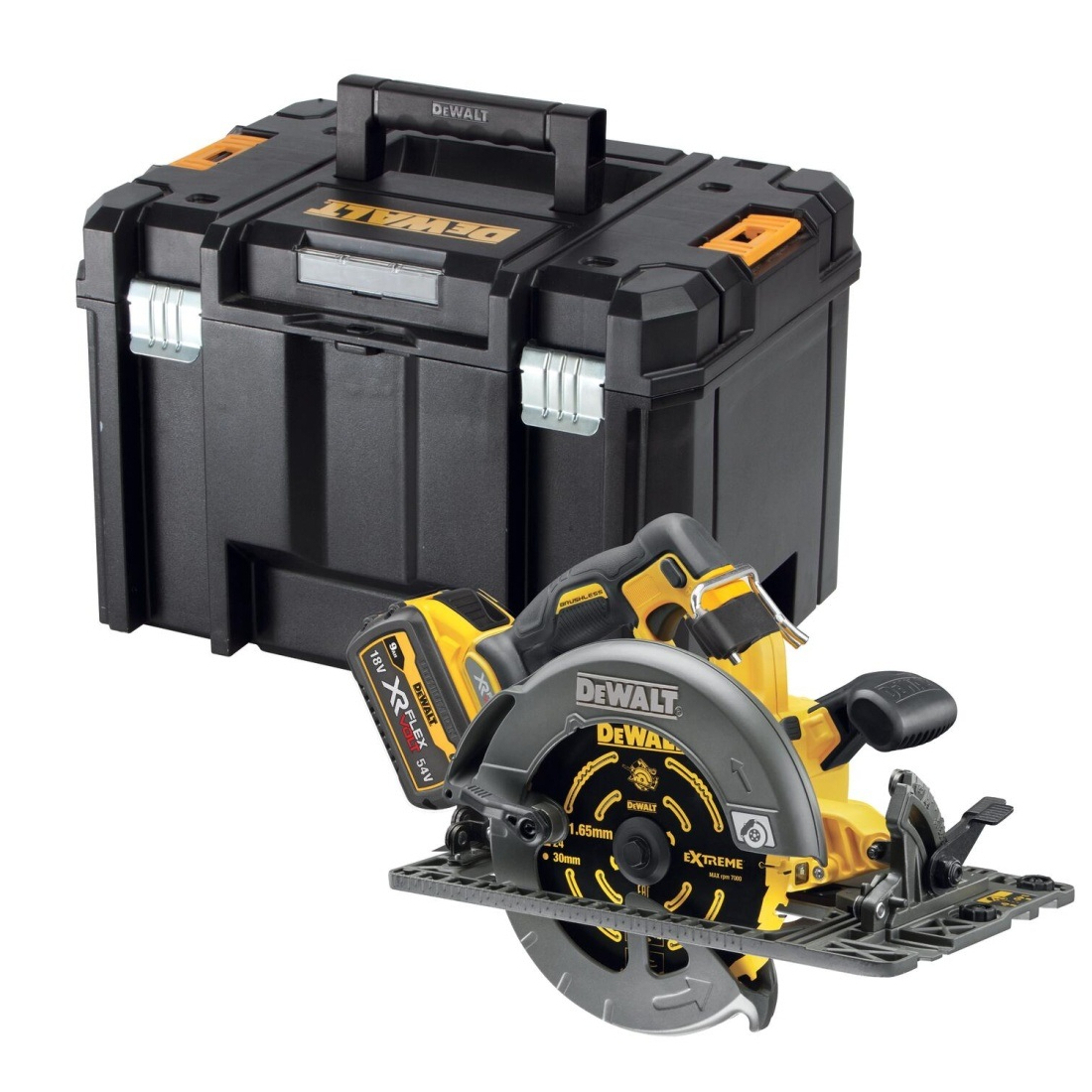 Levně Aku kotoučová pila 54V bez aku DeWALT DCS579NT DCS579NT