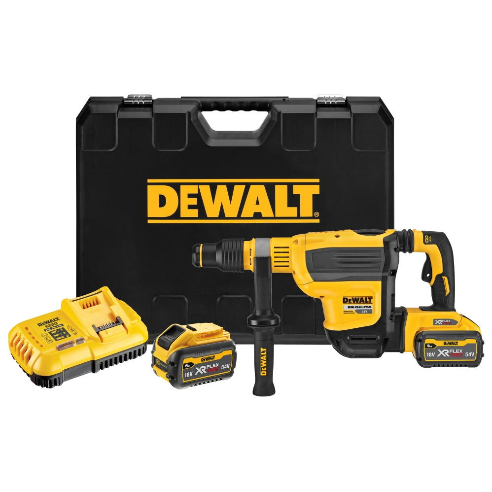 Aku kombinované kladivo SDS-MAX 54V 2x3,0Ah DeWALT FLEXVOLT DCH614X2