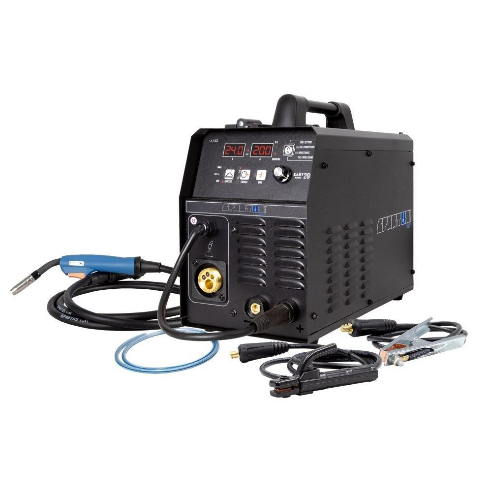 Spartus Svářecí poloautomat invertor EasyMIG 200 s hořákem SPE 150/3m EASYMIG200-PAK-15-3