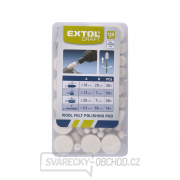 Kotouče plstěné leštící, sada 120ks Kotouče plstěné leštící, sada 120ks náhled