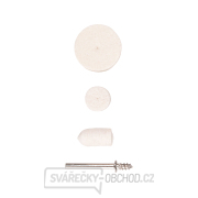 Kotouče plstěné leštící, sada 120ks Náhled