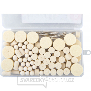 Kotouče plstěné leštící, sada 120ks Kotouče plstěné leštící, sada 120ks gallery main image