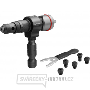 Nástavec nýtovací na vrtačku T, pro trhací nýty 2,4-6,4mm, CrMoV Nástavec nýtovací na vrtačku T, pro trhací nýty 2,4-6,4mm, CrMoV gallery main image