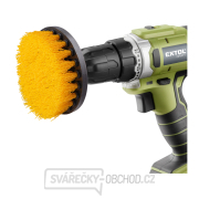 Sada čistících kartáčů na vrtačku 4ks, stopka 1/4