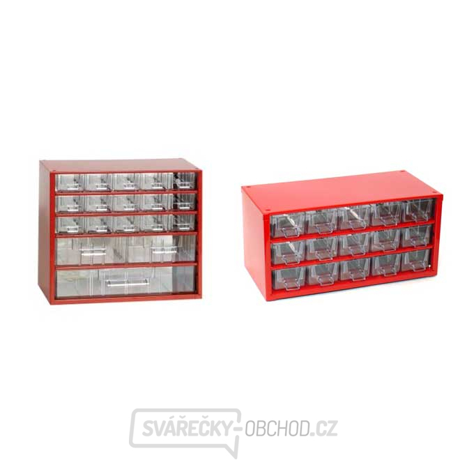 MARS - set skříněk 6760C + 6740C - červená