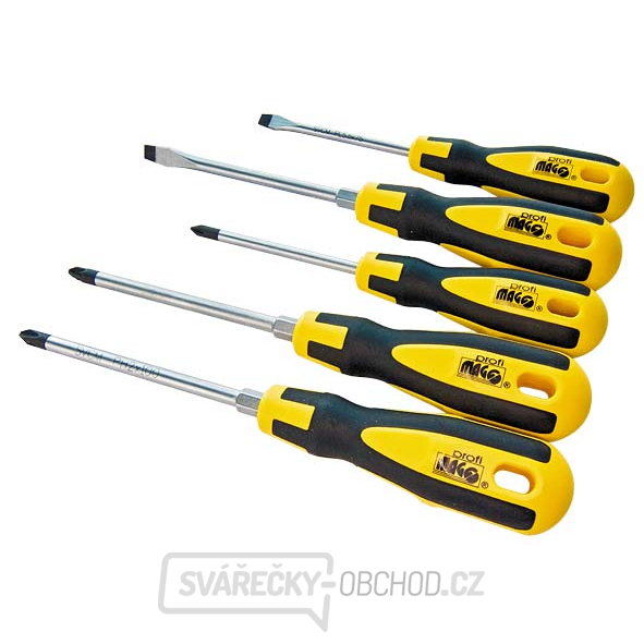 Magg PROFI - sada šroubováků (2xPL, 2xPH, 1xPZ) - 5 ks