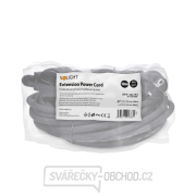 Solight prodlužovací přívod - spojka, 1 zásuvka, 10m, 3 x 1,5mm2, gumová, černá Náhled