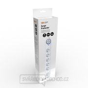 Solight přepěťová ochrana, 150J, 6 zásuvek, 5m, bílá Náhled