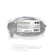 Solight prodlužovací přívod - spojka, 1 zásuvka, 5m, 3 x 1,5mm2, gumová, černá Náhled