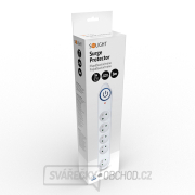 Solight přepěťová ochrana, 150J, 5 zásuvek, 3m, bílá Náhled