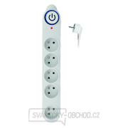 Solight přepěťová ochrana, 150J, 5 zásuvek, 3m, bílá Solight přepěťová ochrana, 150J, 5 zásuvek, 3m, bílá gallery main image