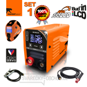 PANTERMAX MMA195LCD invertorová svářečka MMA/TIG + Kukla + Kabely 1.5m + Kartáč PANTERMAX MMA195LCD invertorová svářečka MMA/TIG + Kukla + Kabely 1.5m + Kartáč náhled