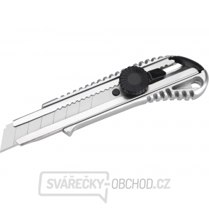 Nůž ulamovací celokovový s výstuhou, 18mm Nůž ulamovací celokovový s výstuhou, 18mm gallery main image