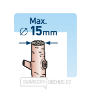 Nůžky zahradnické na květiny, 180mm Náhled