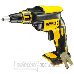 Aku bezuhlíkový šroubovák na sádrokarton 18 V Li-Ion bez baterie DeWALT DCF620N gallery main image