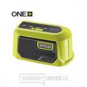 Ryobi RBTM18-0 aku 18 V mini Bluetooth reproduktor ONE+ (bez baterie a nabíječky) Ryobi RBTM18-0 aku 18 V mini Bluetooth reproduktor ONE+ (bez baterie a nabíječky) gallery main image