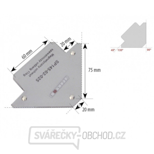 Úhlový magnet 11kg gallery main image