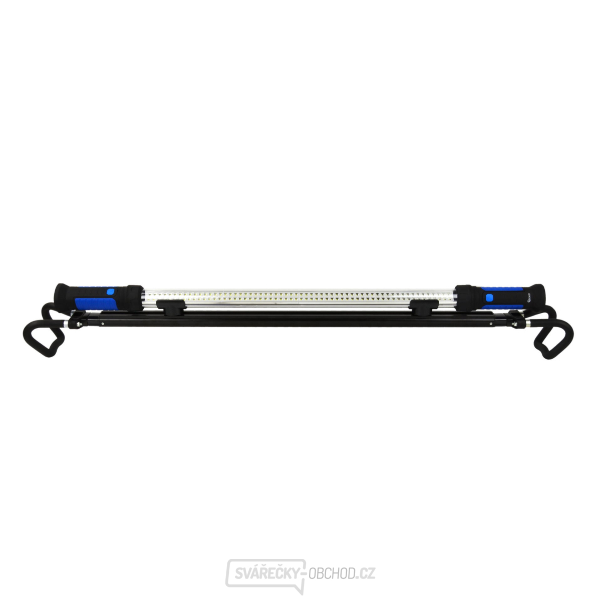 Montážní lampa LED 120 SMD, nabíjecí, s nastavitelným držákem, háčky a magnety