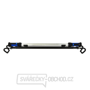 Montážní lampa LED 120 SMD, nabíjecí, s nastavitelným držákem, háčky a magnety gallery main image
