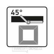 Pokosová nastavitelná řezací šablona, s magnety náhled