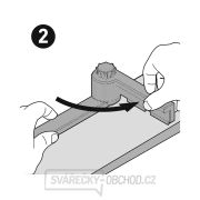 Pokosová nastavitelná řezací šablona, s magnety Náhled