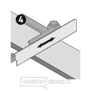 Pokosová nastavitelná řezací šablona, s magnety náhled