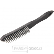 Kartáč ocelový, 5řadý, 290mm Kartáč ocelový, 5řadý, 290mm gallery main image