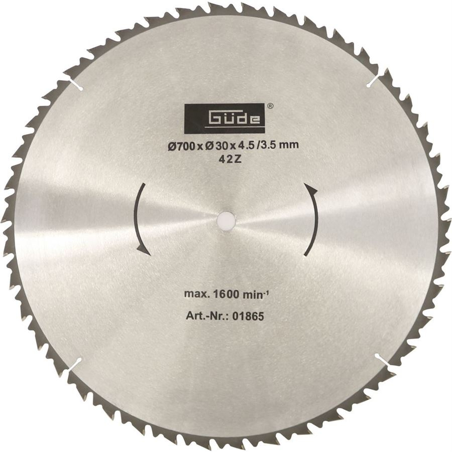 Levně GÜDE Pilový kotouč HM 700 x 30mm, 42Z 1865