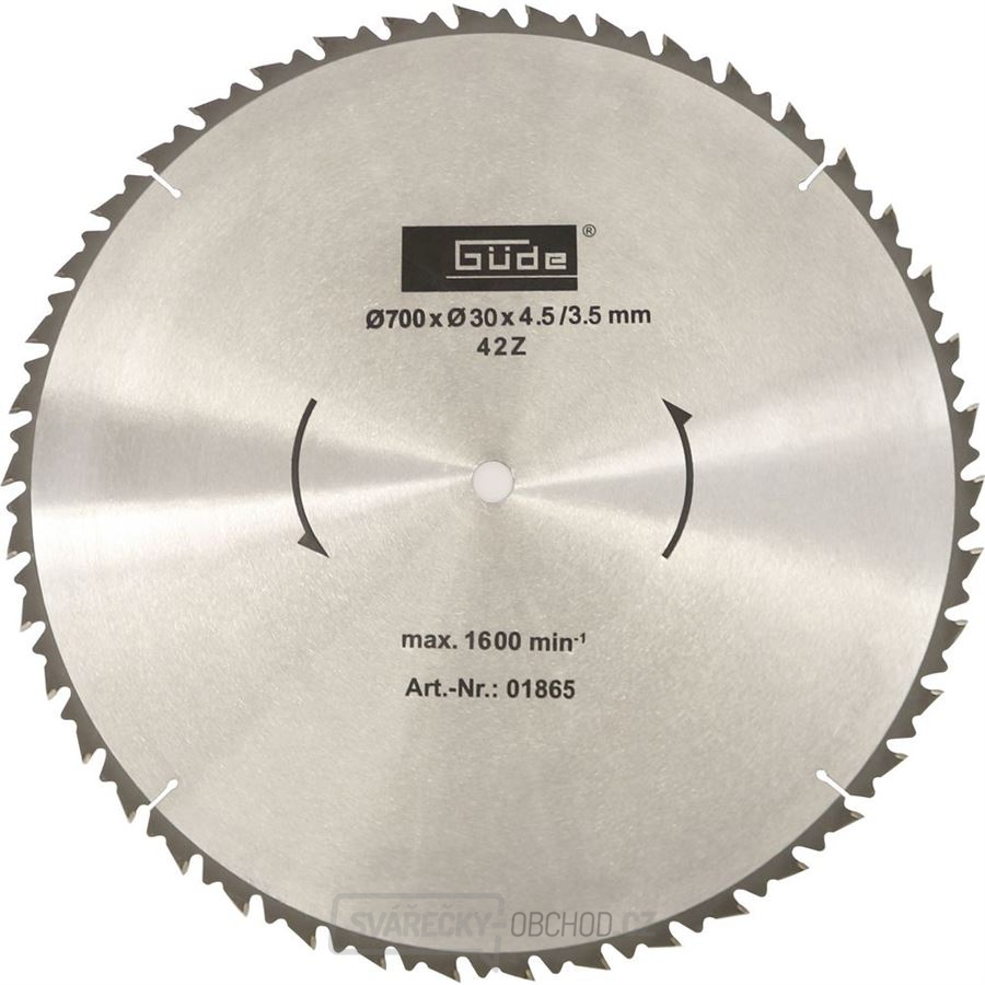 Pilový kotouč HM 700 x 30mm, 42Z