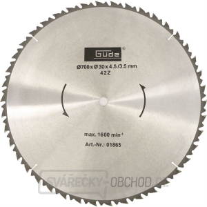 Pilový kotouč HM 700 x 30mm, 42Z Pilový kotouč HM 700 x 30mm, 42Z gallery main image