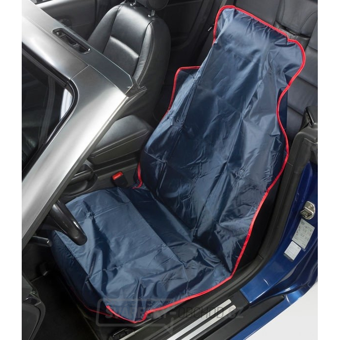 Nylonový ochranný povlak na přední sedadlo SR - modrý