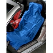 Nylonový ochranný povlak na přední sedadlo SR - modrý gallery main image