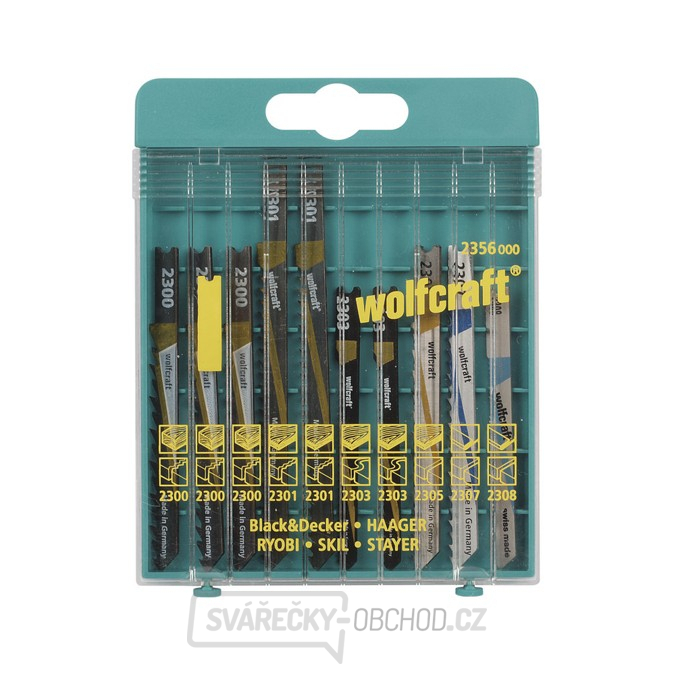 WOLFCRAFT - pilové plátky hloubka řezu 1-50mm - 10 ks