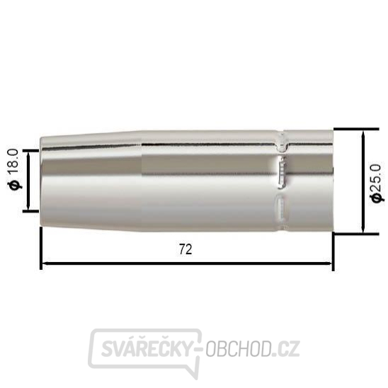 Hubice kónická 18 PARKER(bal.5)