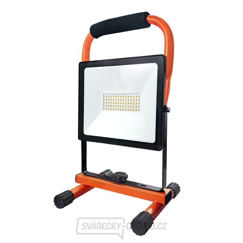Solight LED reflektor PRO se sklopným stojanem, 50W, 4000lm, 5000K, kabel se zástrčkou, IP65