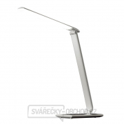 Solight LED stolní lampička stmívatelná, 12W, volba teploty světla, USB, bílý lesk gallery main image
