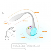 Solight LED stolní lampička stmívatelná, 6W, 256 barev, atmosférické podsvícení Náhled