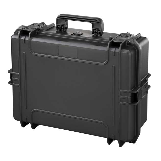 Levně MAX Plastový kufr, 555x428xH 211mm, IP 67, barva černá MAX505S
