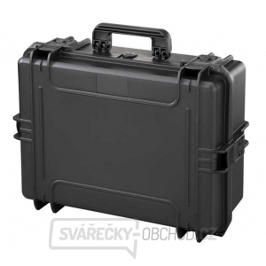 MAX Plastový kufr, 555x428xH 211mm, IP 67, barva černá MAX Plastový kufr, 555x428xH 211mm, IP 67, barva černá gallery main image