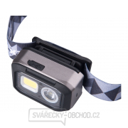 čelovka 500lm, Dual Power - Li-ion nebo AAA, USB nabíjení, s IR čidlem, OSRAM LED+COB LED čelovka 500lm, Dual Power - Li-ion nebo AAA, USB nabíjení, s IR čidlem, OSRAM LED+COB LED náhled