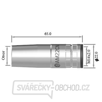 Hubice ARC M22 zúžená (bal.5)