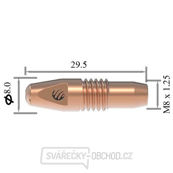 Průvlak ARC M2/M22 0.8 AL (bal.10)