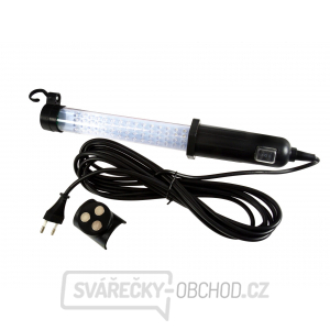 Montážní lampa LED, 60+9 diod, elektrická 230V, s hákem a magnety