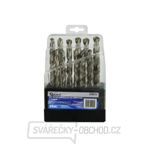 Sada vrtáků do kovu, 1,0 mm - 13 mm, 25 kusů Sada vrtáků do kovu, 1,0 mm - 13 mm, 25 kusů gallery main image