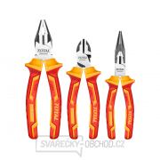 Elektrikářské kleště, sada 3ks, industrial, 1000V, CrV Elektrikářské kleště, sada 3ks, industrial, 1000V, CrV gallery main image